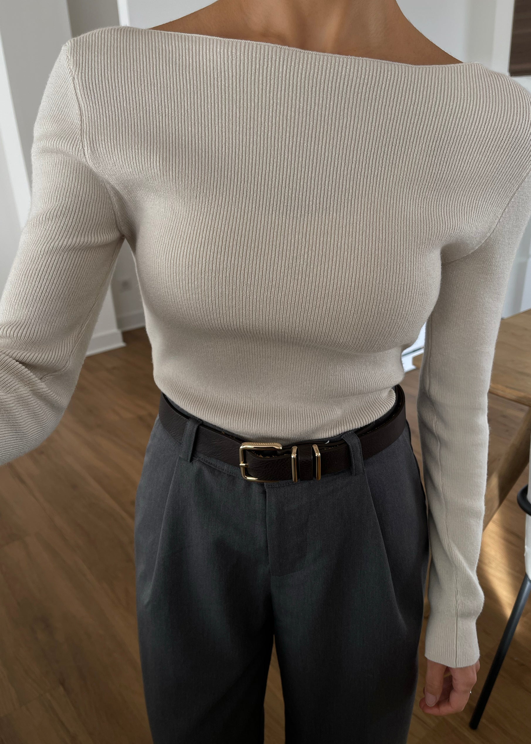 Emma - boat neck Sweater