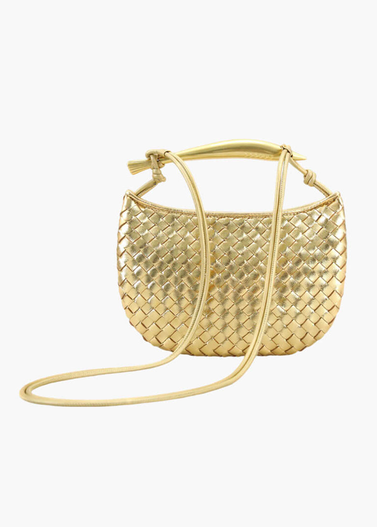 Laura - Luxe Woven Handbag