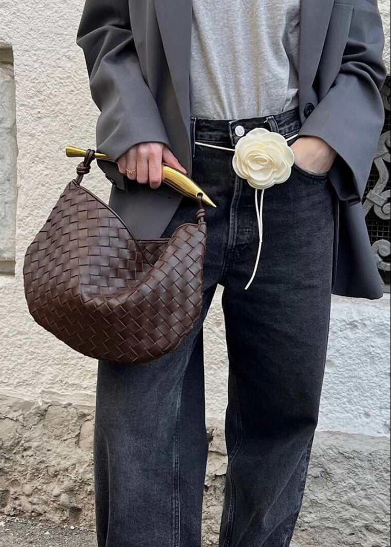 Laura - Luxe Woven Handbag
