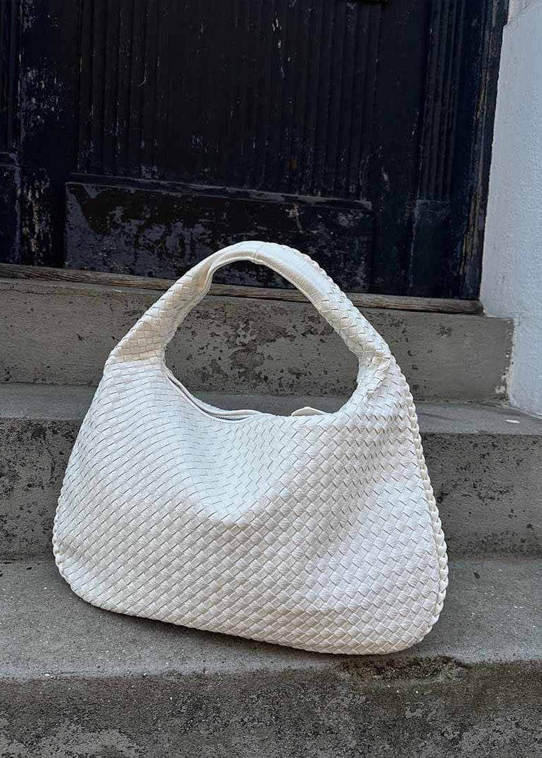 Trina - woven Lattice Shoulder Bag