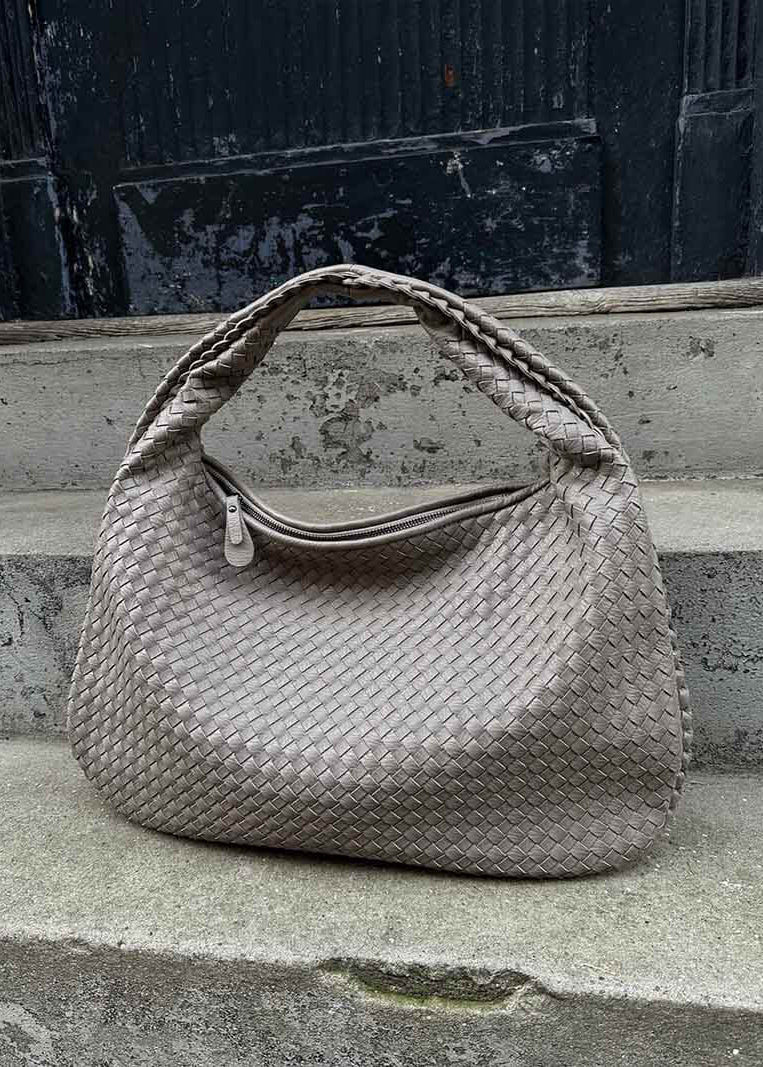 Trina - woven Lattice Shoulder Bag