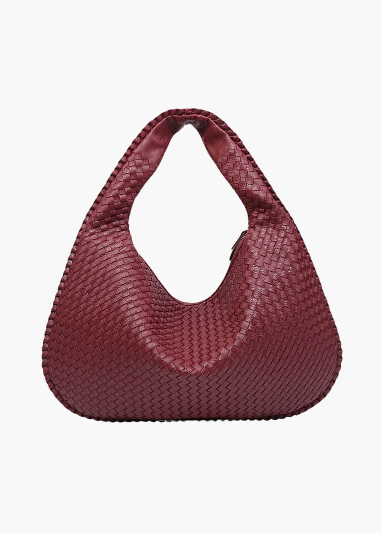 Trina - woven Lattice Shoulder Bag