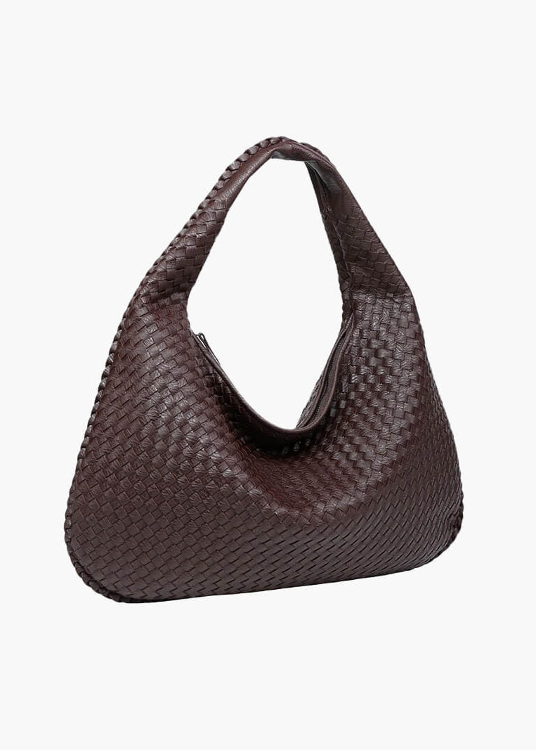 Trina - woven Lattice Shoulder Bag