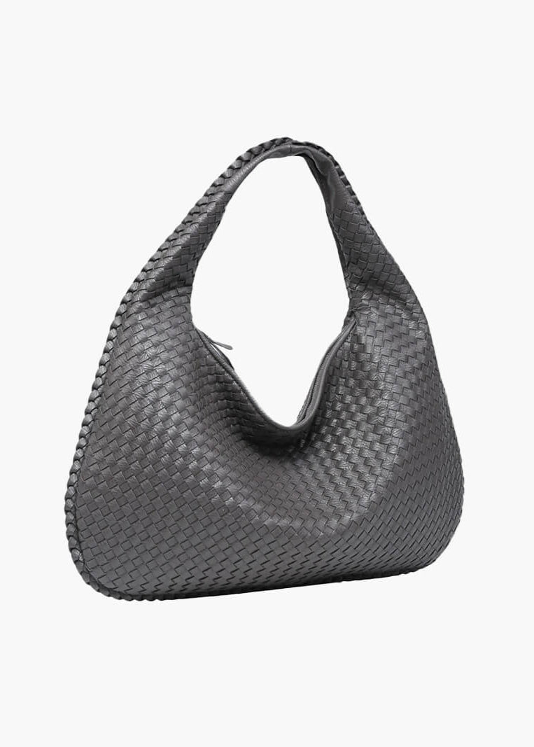 Trina - woven Lattice Shoulder Bag
