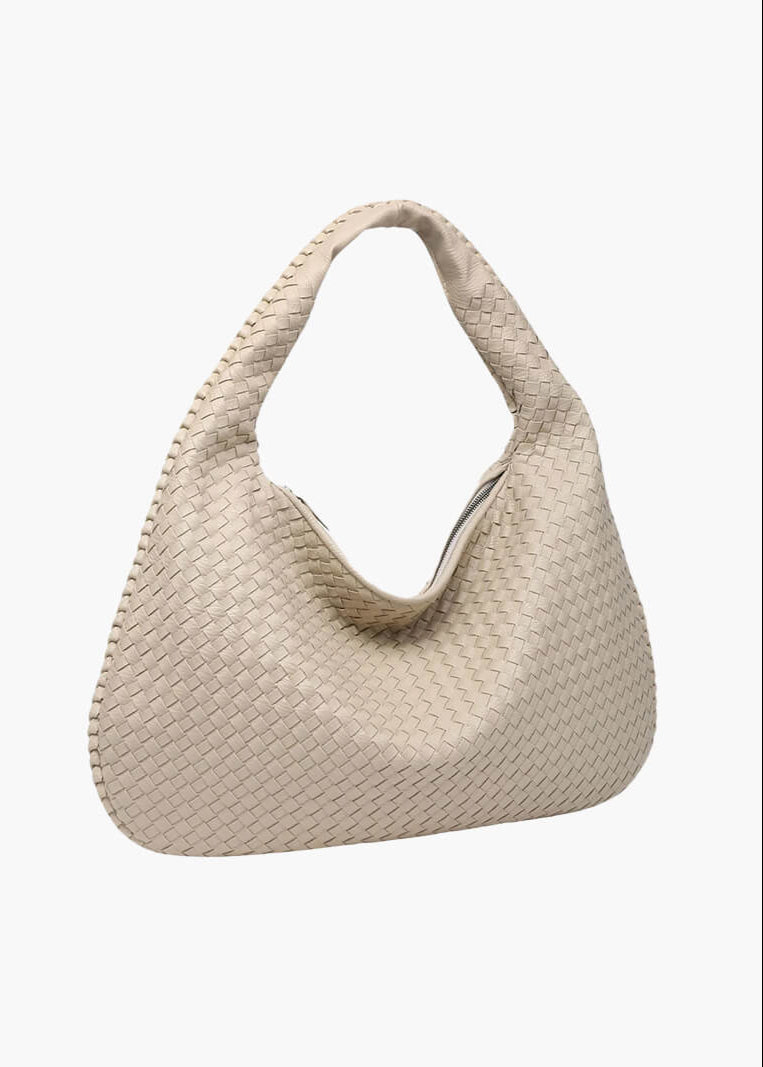 Trina - woven Lattice Shoulder Bag