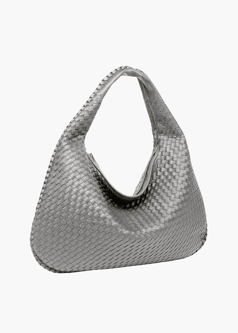 Trina - woven Lattice Shoulder Bag