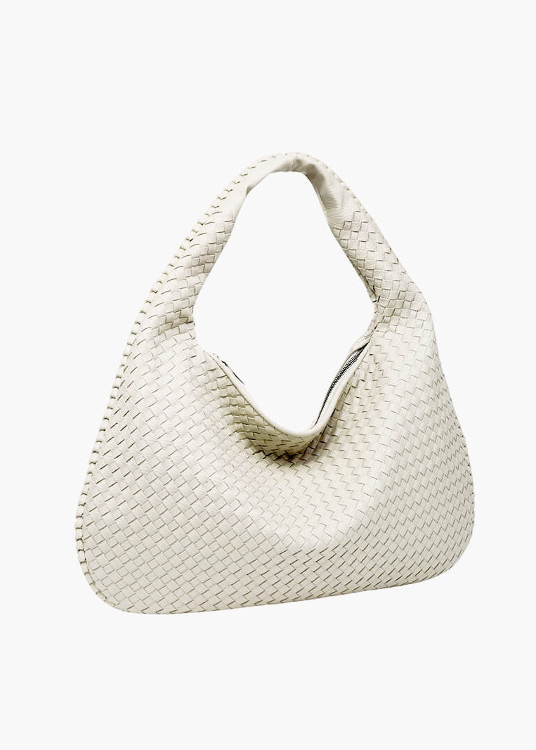 Trina - woven Lattice Shoulder Bag