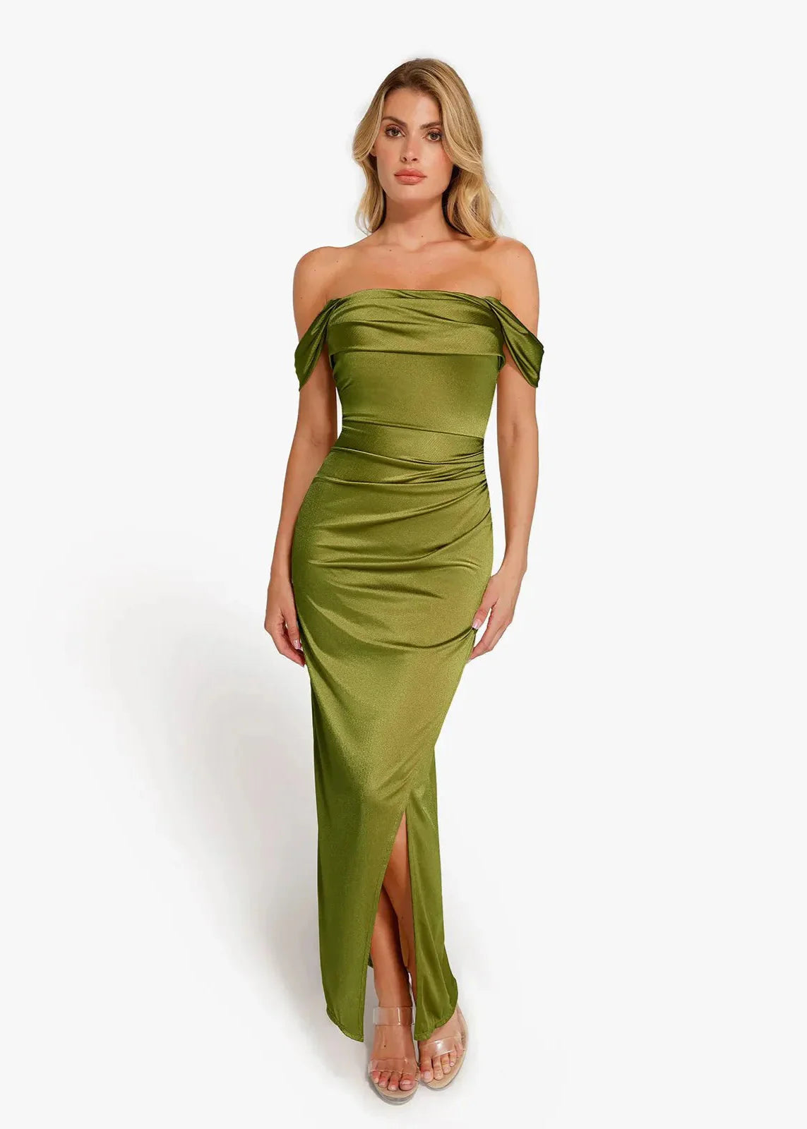 Ava - Shapewear Shine Maxi Dress